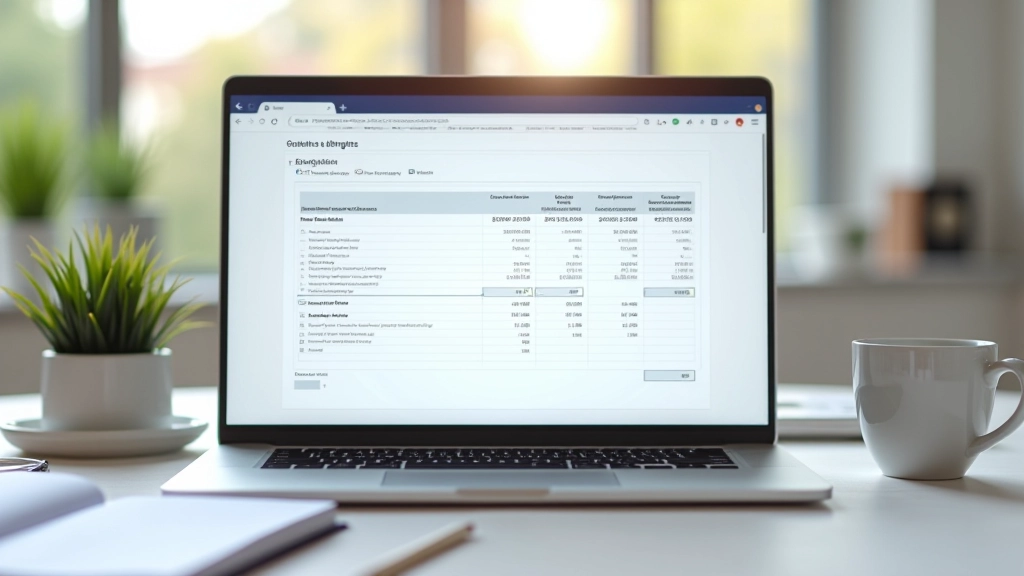 Finanzielle Übersicht mit Steuertabelle und Sozialversicherungsbeiträgen Berechnung