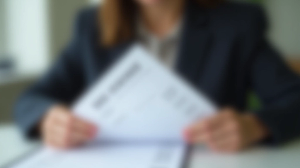 Person schaut sich Gehaltsabrechnung mit Beitragstabelle an